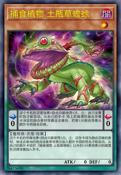 捕食植物 土瓶草蟾蜍