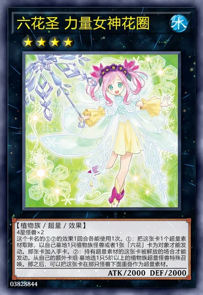 六花圣 力量女神花圈