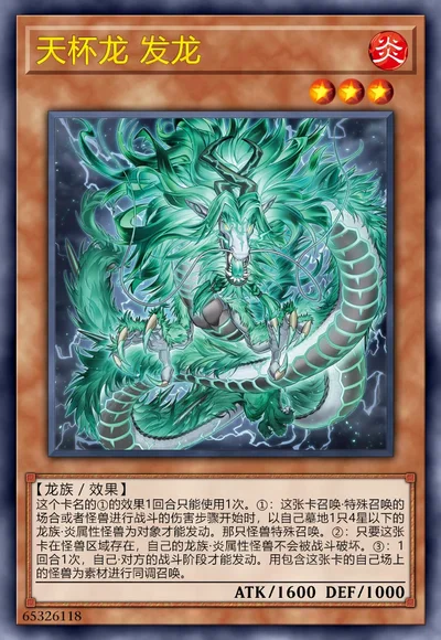 天杯龙 发龙