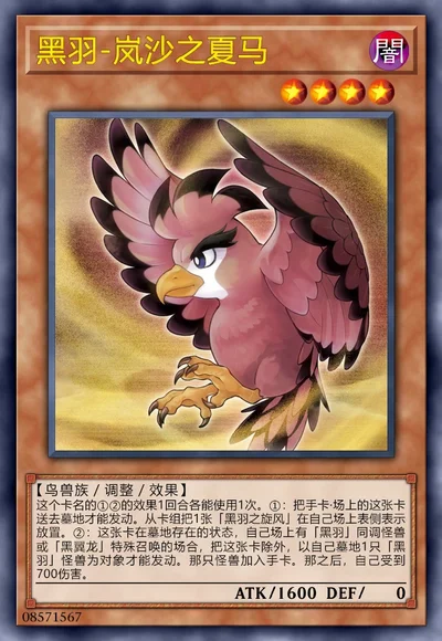 黑羽-岚沙之夏马