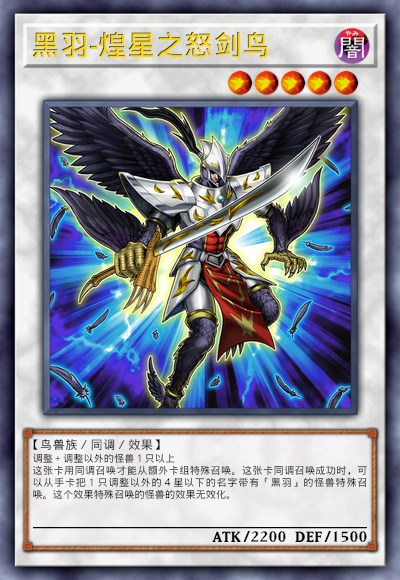 黑羽-煌星之怒剑鸟